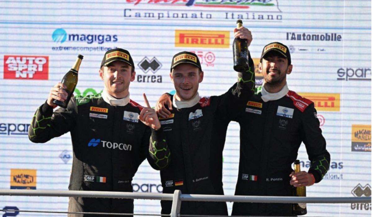 Kildare: Naas racing driver Roe wins Italian GT Championship in Rome ...