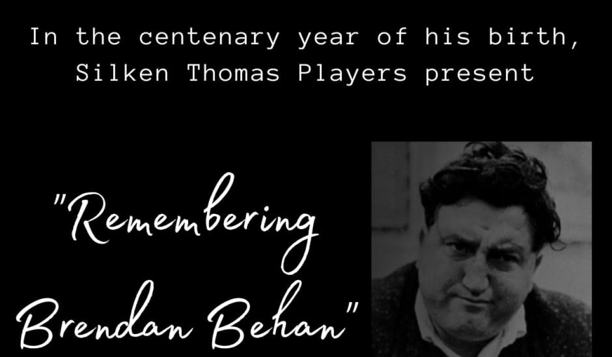 Kildare's Silken Thomas Players to honour Brendan Behan Kildare Live