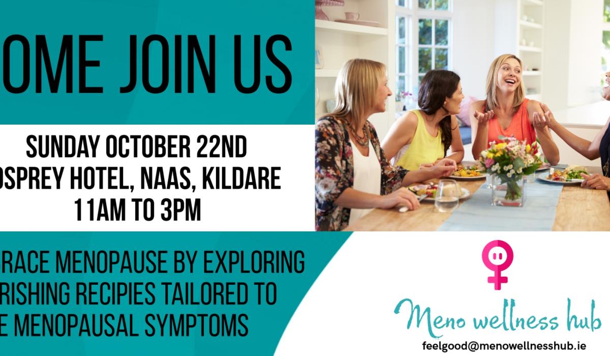 Meno Wellness Hub is hosting a Menopause and Brunch Event in