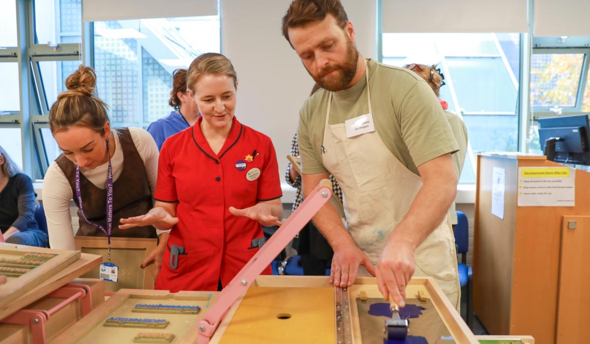 Launch of art project for palliative care patients in Kildare hospital