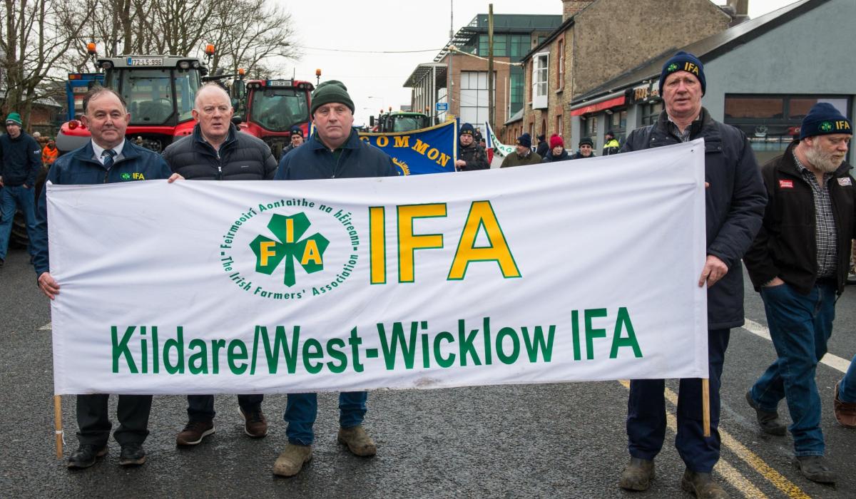 GALLERY: IFA protest at Minister Martin Heydon's office in Newbridge, Co Kildare