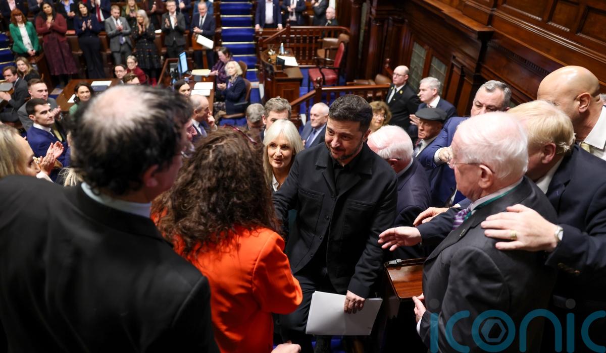Volodymyr Zelensky bids to capture Irish hearts on whirlwind state visit