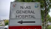 Two patients on trolleys at Kildare's principal hospital today
