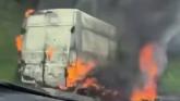 BREAKING: Van on fire causing delays on M7 in Kildare 