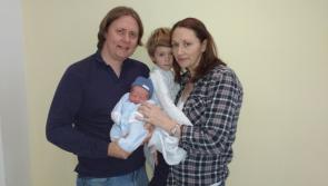 Kildare family welcome New Year's Day arrival