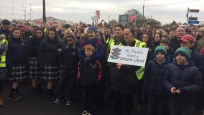 VIDEO - MONASTEREVIN PROTEST: Department of Education to pay for €400k new school traffic measures