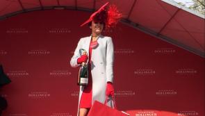 Kildare woman wins Bollinger Best Dressed Lady for day one at Punchestown