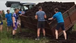 WATCH: Monasterevin GAA swap the football field for the bog