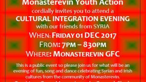 Monasterevin Youth Action to host second refugee integration evening