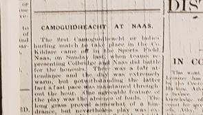 Throwback Thursday: First ladies camogie match in Kildare played 100 years ago