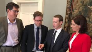 Kildare TD meets Facebook founder Mark Zuckerberg