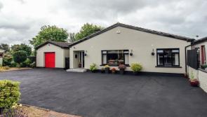 Lovely 3-bed bungalow in Newbridge with detached garage and manicured gardens for €320K