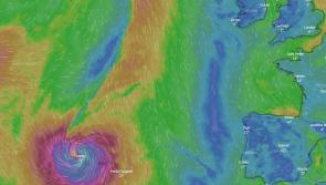 Watch Live: Hurricane Lorenzo as it moves towards Ireland across the Atlantic