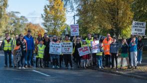 Residents in Kill turn out in force today for 'Silent March' over lack of controlled  pedestrian crossings