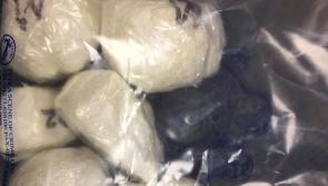 Gardaí seize cocaine, estimated street value of €100k 