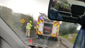 Emergency services attend two car collision on R411
