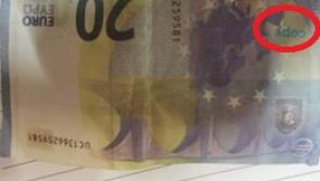 Warning about fake €20 notes circulating in Newbridge in recent days