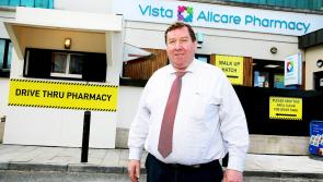 Naas pharmacy reports drive through and hatch services are in demand