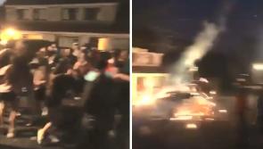 VIDEO: Garda&iacute; break up drink-fueled street party featuring many college students in Limerick