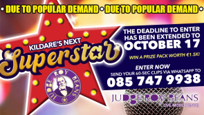 Deadline extended to enter Kildare's Next Superstar talent search