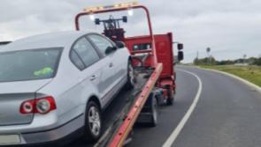 Motorist stopped at Naas Checkpoint for multiple driving offences 