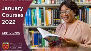 IT Carlow’s Faculty of Lifelong Learning presents its January Courses 2022