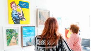 PHOTO GALLERY: Launch of pop-up art exhibition at Kildare's Riverbank Theatre