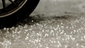 Road users warned about hail showers on Friday, Saturday and Sunday 