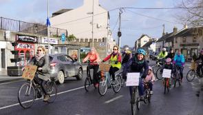 Naas families host cycling event to call for a safer and healthier town