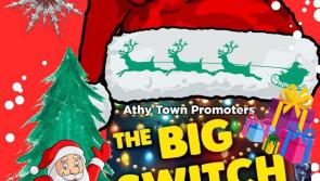 Christmas lights being switched on in Athy on Sunday 