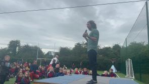 WATCH: Joe Wicks visits national school on his tour of Ireland 
