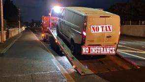 Drug driver with no tax and no insurance arrested by Kildare gardaí
