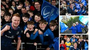 PICTURES: Fans meet Leinster and Irish rugby stars at Aviva Stadium clash