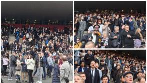 CAN YOU SPOT YOURSELF? Fiery passion spreads through the crowds at Punchestown 2024