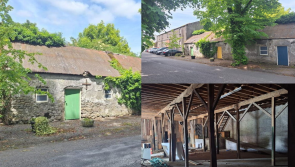 PICTURES: Own a road in Kildare complete with three cottages and warehouse for just €150k