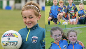 GAA stars of the future at Cúl Camp at Athgarvan GAA Club
