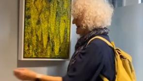 County Kildare arts group member returns to decorate Newbridge Business Centre