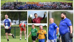 PICTURES: Dads & Lads from Kildare GAA clubs roll back the years for huge football blitz