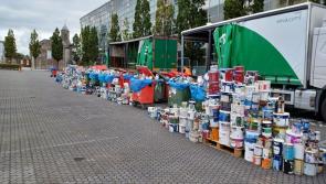 Over 37 tonnes of waste paint collected in five hours in Kildare