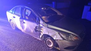 Gardaí in Cork arrest driver on suspicion of driving intoxicated and with one tyre missing!