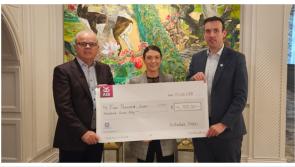 FBD Hotels & Resorts and Killashee Hotel donate over €9k to DEBRA Ireland 
