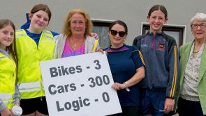 GALLERY: Kildare residents protest at the new cycle lanes on the R448 at Timolin / Moone