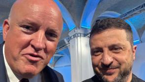 BREAKING: Kildare man meets Ukraine's President Zelenskyy