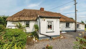 PICTURES: Kildare thatched cottage with original hearth