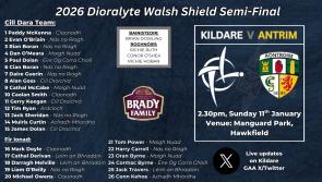 Kildare's team to take on Antrim announced