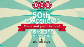 SALE: DID Electrical celebrating 50th birthday with massive Kildare sale this weekend!