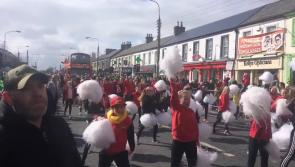WATCH: Fire and Army trucks, dancers and little GAA stars at the Newbridge St Patrick's Day Parade