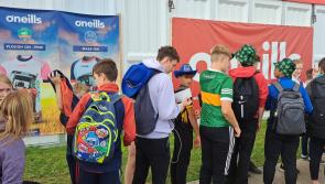 WATCH: Huge queues for the O'Neills GAA tent at Ploughing 2022