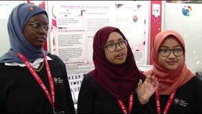 WATCH: Naas schoolgirls talk about makeup project at BT Young Scientist and Technology Exhibition 2020