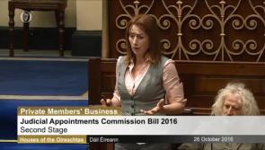 VIDEO: TD Clare Daly slams Naas District Court judge during Dail speech